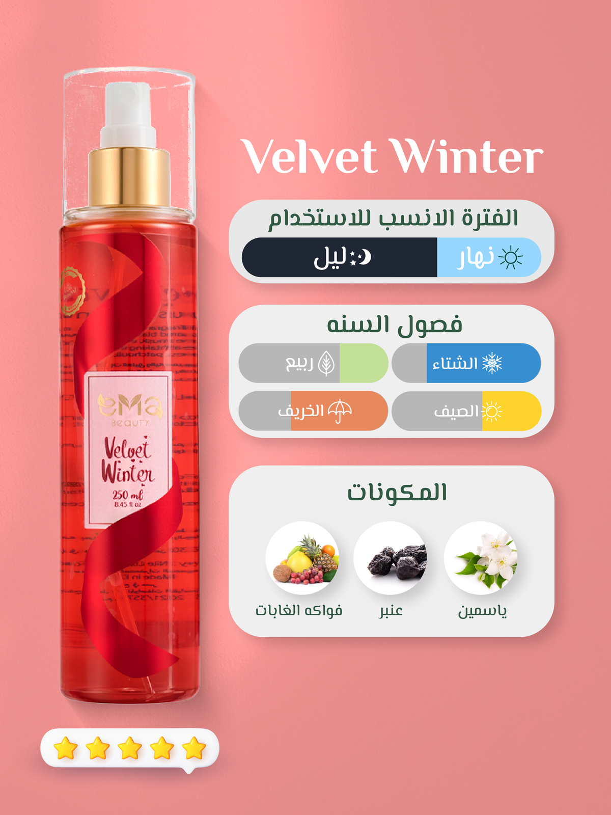 Body Mist Velvet Winter