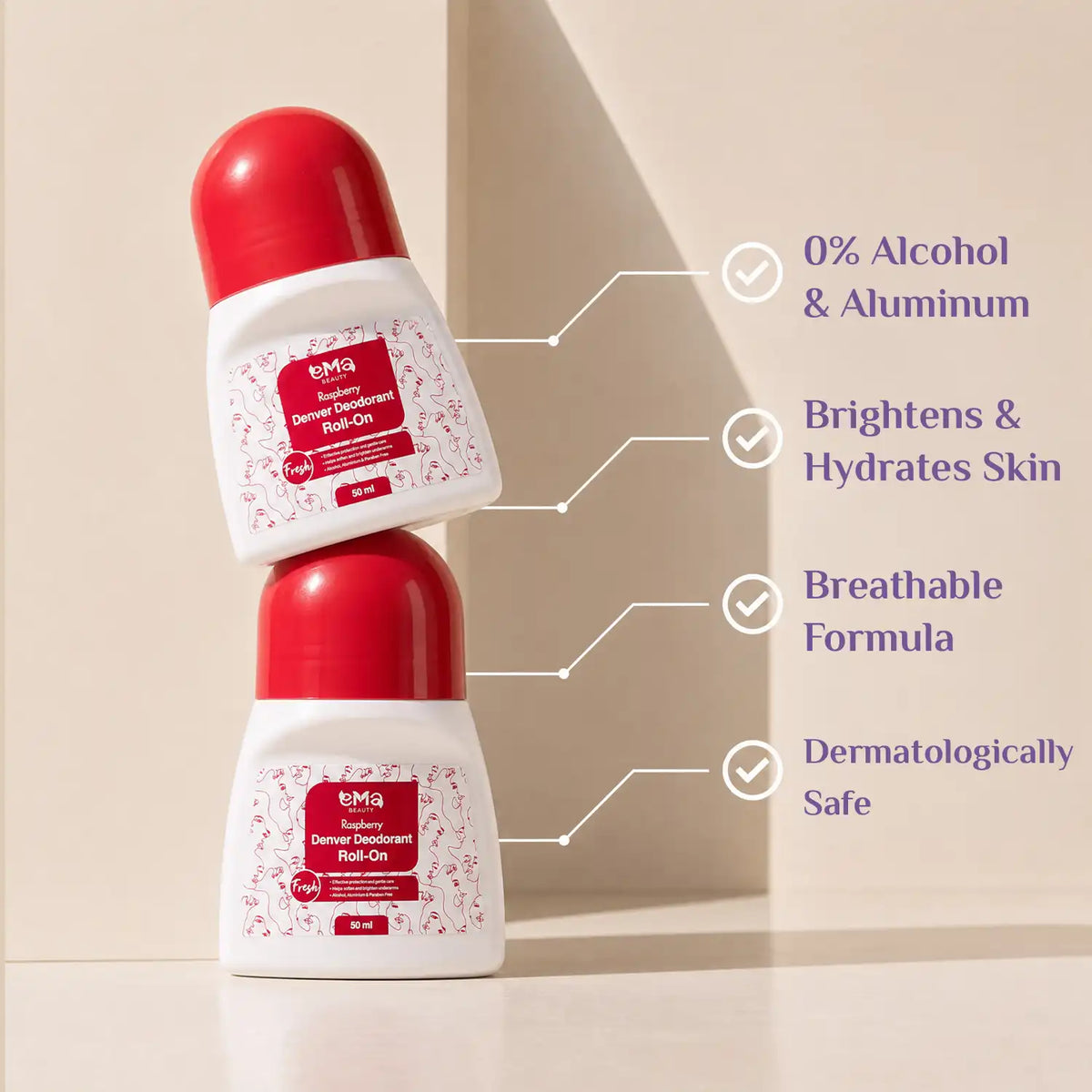Whitening Deodorant - Raspberry