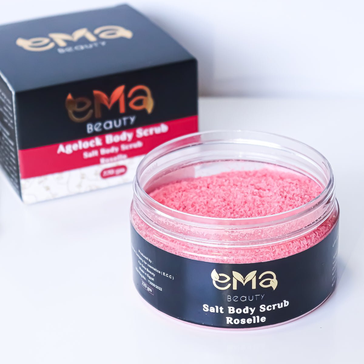 Salt Body Scrub With Roselle