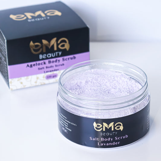 Salt Body Scrub With Lavander