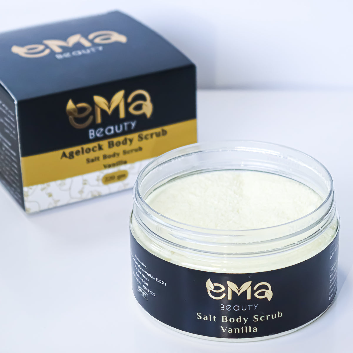 Salt Body Scrub With Vanilla