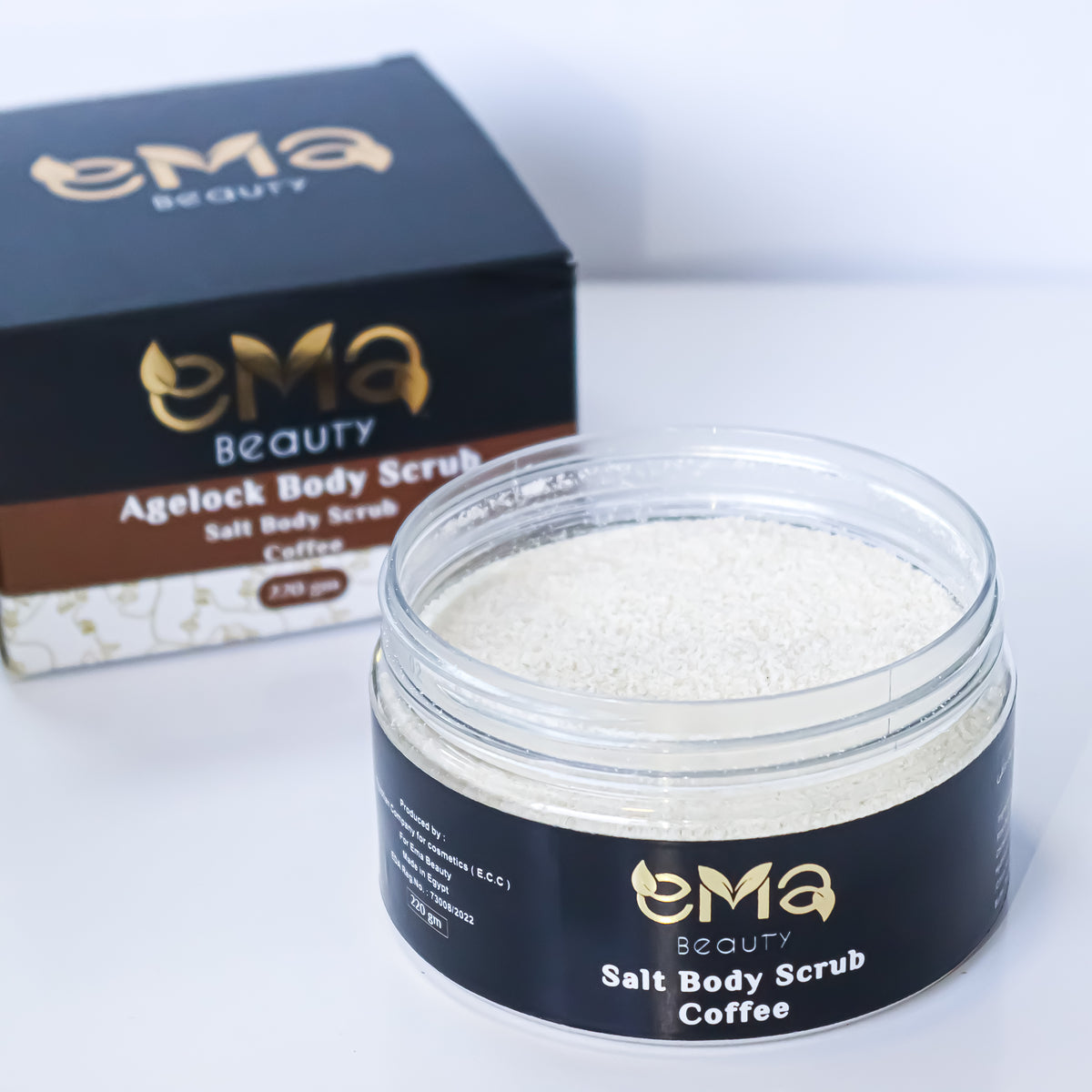 Salt Body Scrub With Coffee