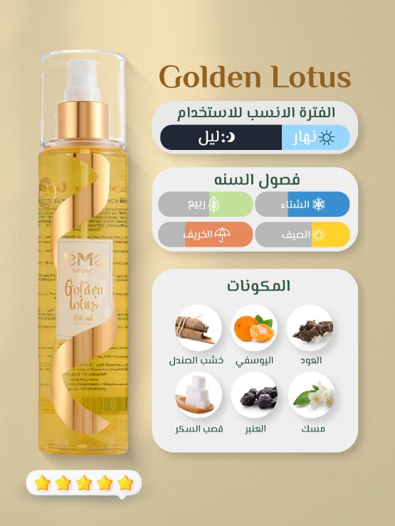 Body Mist Golden Lotus